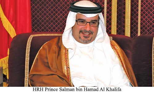 King congratulated  by Crown Prince