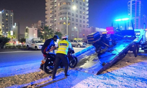 Bahrain Traffic register 3885 motorcycle-related violations Bahrain Traffic register 3885 motorcycle-related violations