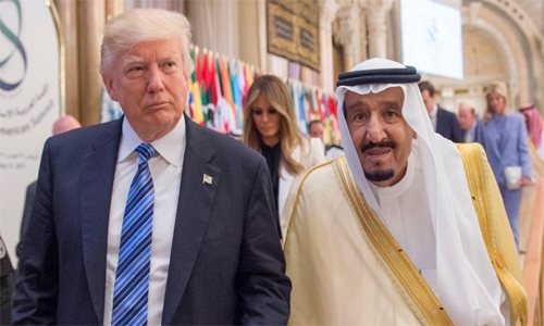 Saudi Arabia's King Salman and Donald Trump discuss relations during phone call Saudi Arabia's King Salman and Donald Trump discuss relations during phone call