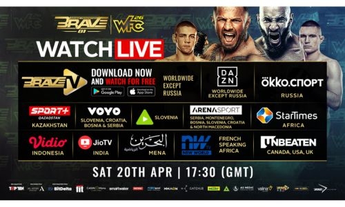 BRAVE CF 81 set for April 20 in Slovenia BRAVE CF 81 set for April 20 in Slovenia