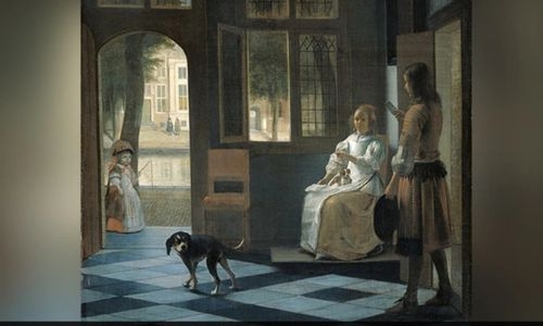 Is that an iPhone in this 350-year-old painting? Well, Tim Cook thinks so