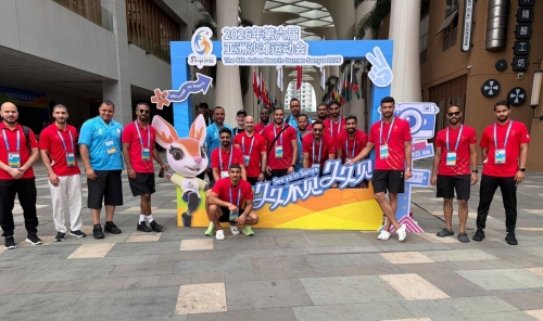 Beach Handball Team Prepares in Sanya