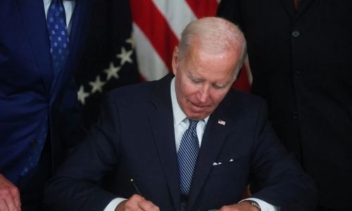 US President Biden signs $740-billion climate change, healthcare and tax bill into law