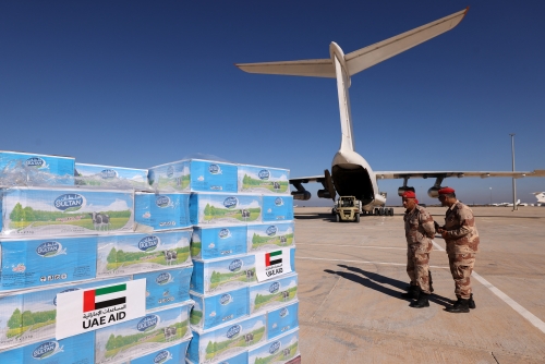 Aid arrives in flood-hit Libya but hopes fade for survivors