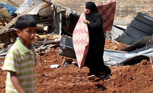 Israel demolishes buildings in southern West Bank Israel demolishes buildings in southern West Bank