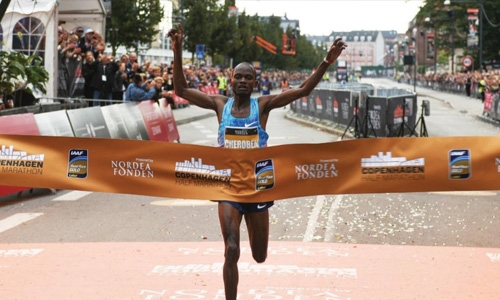 Record victory for Bahraini runner Cheroben