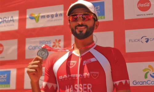 Shaikh Nasser sets new personal record