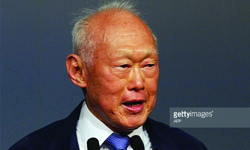 Singapore daily names Lee Kuan Yew its 