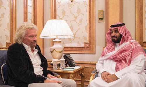Saudi invests  $1 billion in Branson’s companies