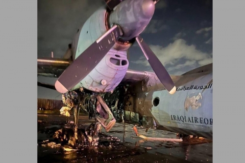 Missile Strike Hits Iraqi Airbase, Destroys Military Aircraft Missile Strike Hits Iraqi Airbase, Destroys Military Aircraft