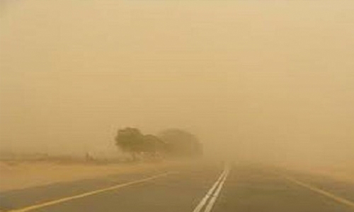 Unsettled weather, sandstorm warning in Saudi Unsettled weather, sandstorm warning in Saudi