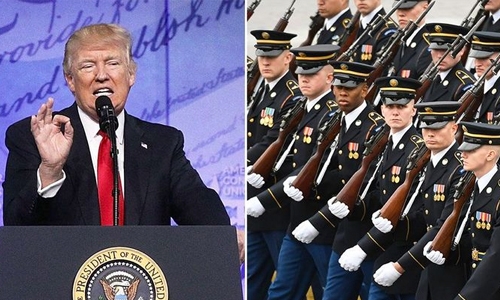 Trump promises to expand military Trump promises to expand military