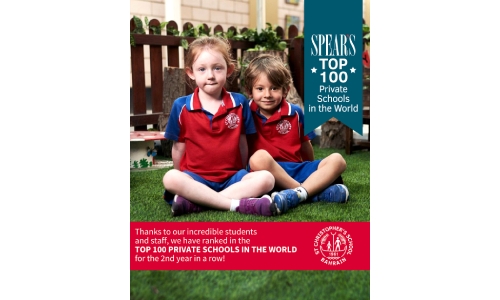 St Christopher's School Bahrain on world’s top 100 private schools