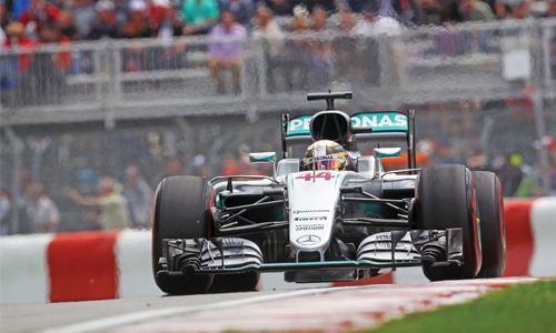 Hamilton fastest in first practice in US
