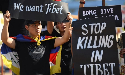 Tibet supporters in India mark 60 years since uprising Tibet supporters in India mark 60 years since uprising