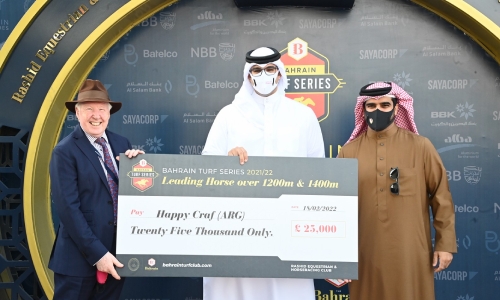 Happy Craf, Arqoob win Bahrain Turf Series bonuses Happy Craf, Arqoob win Bahrain Turf Series bonuses