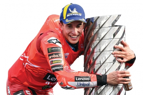 Emotional Marquez wins seventh MotoGP title Emotional Marquez wins seventh MotoGP title