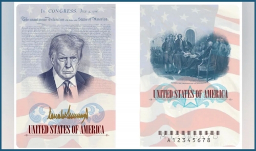 ‘America250’ Passports with President Donald Trump Image Set for Release