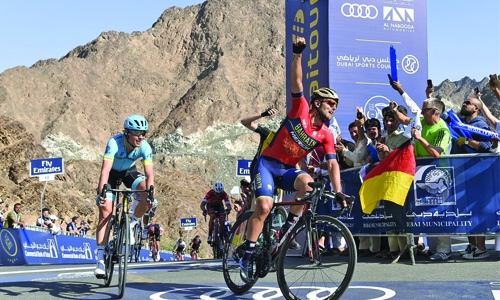 Dubai Tour Colbrelli takes victory at Hatta Dam