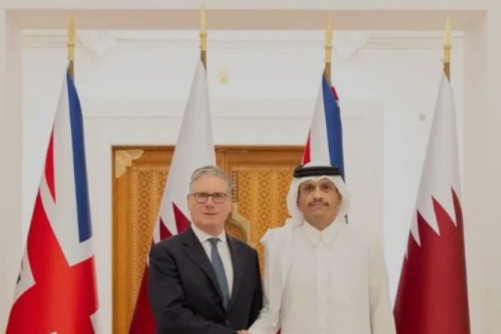UK Prime Minister Keir Starmer Visits Doha