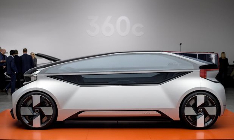 Volvo reveals new robo-taxi in race to autonomy Volvo reveals new robo-taxi in race to autonomy