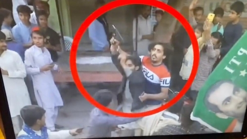Man heroically thwarts gunman who wanted to 'kill' ex-Pakistan PM Imran Khan Man heroically thwarts gunman who wanted to 'kill' ex-Pakistan PM Imran Khan