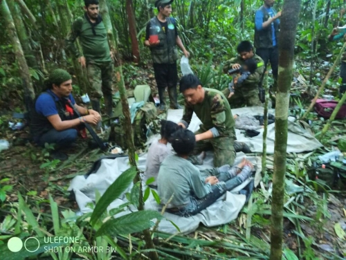 Children lost for 40 days in Colombian Amazon found alive