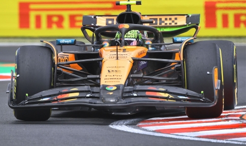 Norris Completes ‘Double Top’ in Hungary Practice Norris Completes ‘Double Top’ in Hungary Practice