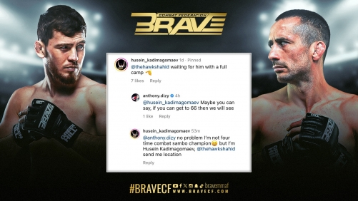 BRAVE CF’s Kadimagomaev challenges newly-contracted Dizy