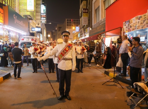 Bahrain Police Parade at Bab Al Bahrain Marks National Holiday Celebrations