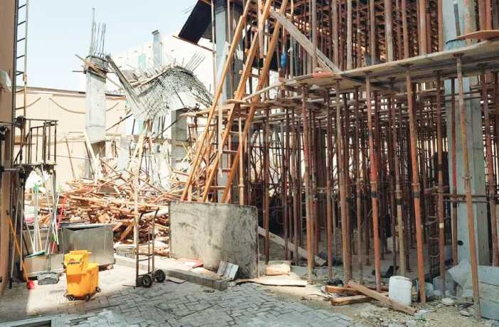 Five injured in worksite accident, probe on to find the reason behind accident