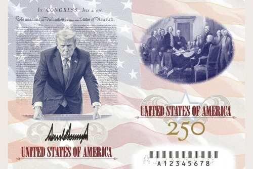 Trump Unveils Limited Edition US Passport Featuring His Own Likeness