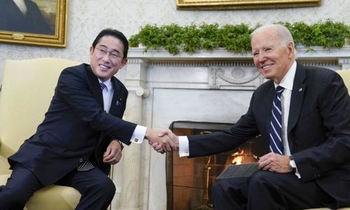 Biden and Kishida discuss Japan ‘stepping up’ security