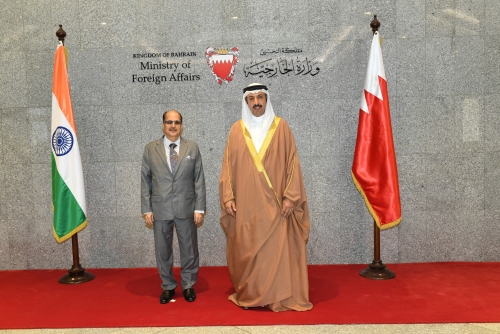 Bahrain and India hold political talks Bahrain and India hold political talks