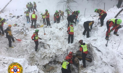  Italy avalanche toll hits 29 as search ends