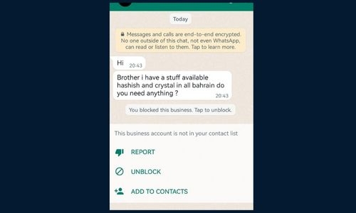 WhatsApp users in Bahrain urge authorities to probe online drug service