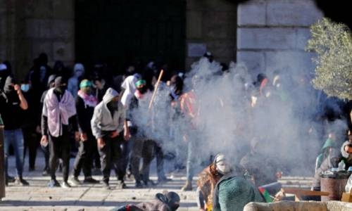 Arab party suspends itself from Israeli govt over Al Aqsa clashes