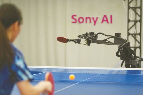 AI table tennis robot can beat 'elite' players, Sony says