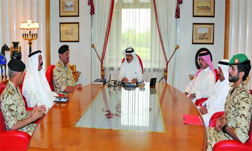 HM the King receives BDF Chief, senior officials HM the King receives BDF Chief, senior officials