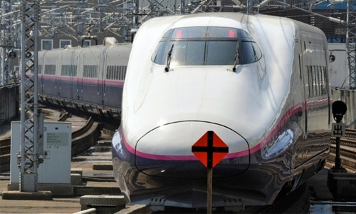 'Snake on a train' halts Japan bullet express