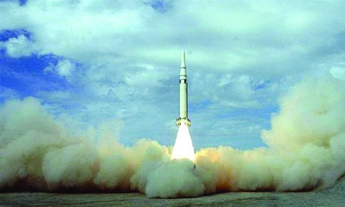China says missile test successful