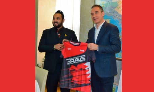 Bulgarian Mayor welcomes BRAVE CF president to discuss Bahrain’s sports development vision