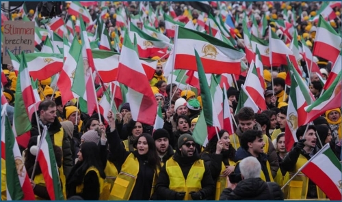 Munich Sees Massive Protest Against Iranian Government