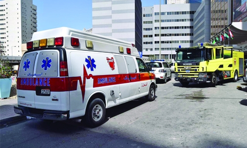 Guests evacuated in Manama hotel fire