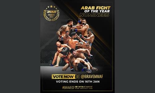 BRAVE CF Arab Awards: five explosive bouts nominated for Fight of The Year BRAVE CF Arab Awards: five explosive bouts nominated for Fight of The Year