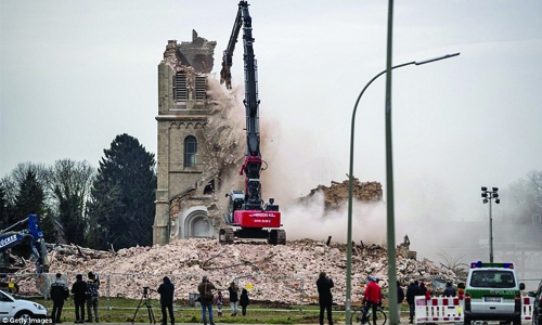19th Century cathedral is razed to the ground by energy company
