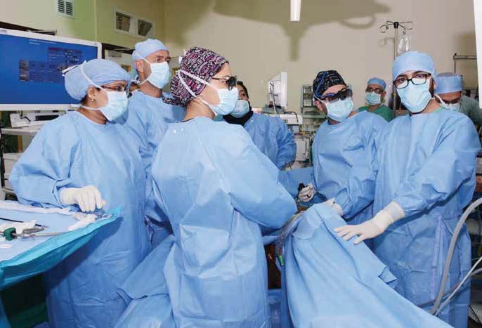 TaTME procedure explored first time in the Kingdom for colorectal surgeries.
