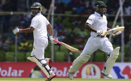 Bangladesh 150-2 in first Pakistan Test