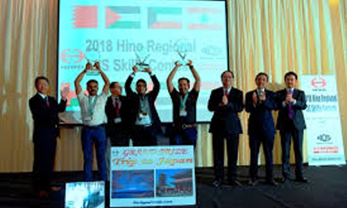 Motorcity named champion at Hino skills contest