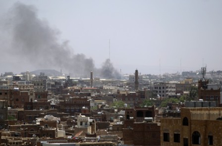 69 dead in Yemen capital arms depot blasts after strike